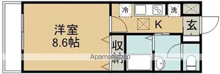 1Kの間取り画像