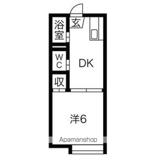 コーポハヤシ【1階】の間取り