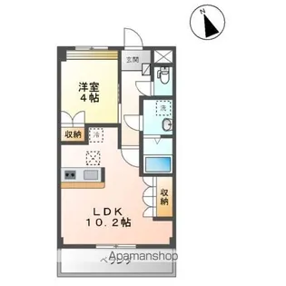 サンフィット フジマンA棟【1階】の間取り