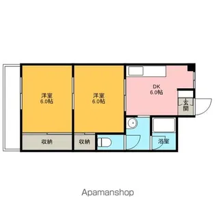 大曽根プレイス【6階】の間取り