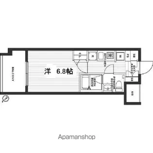 東京都港区海岸3丁目【マンション】の間取り