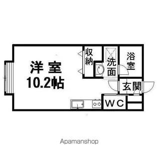 カレッジタウン3【1階】の間取り