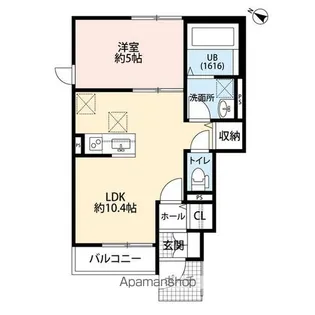 シャトームラシュウⅢ【1階】の間取り