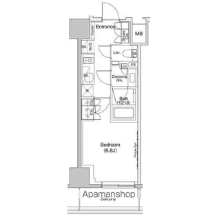 ザ・パークハビオ入谷【5階】の間取り