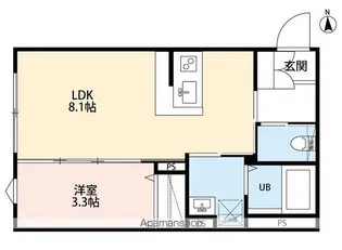ROBOT HOME 東綾瀬【1階】の間取り