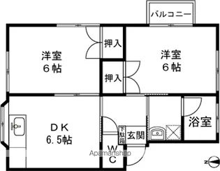 フローレスⅢ【207号室】の間取り