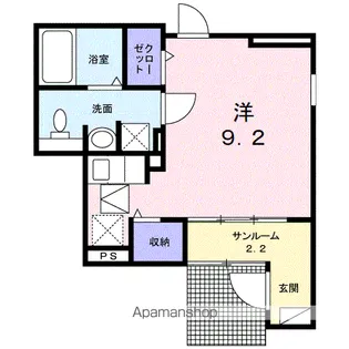 プレミアムハウス郡山【1階】の間取り
