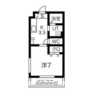 GRIT柳町【1階】の間取り