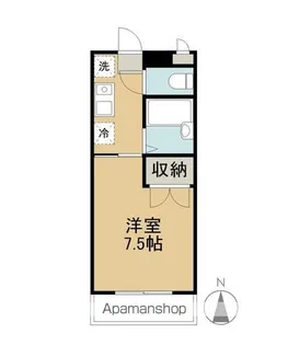 ピセスベルデ茂福【2C号室】の間取り