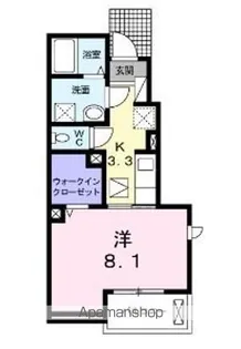 スタジアム南 参番館【1階】の間取り