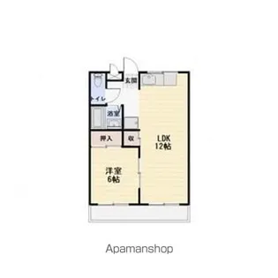 ツインパレスコイズミE&F【3階】の間取り