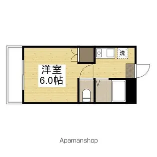 姫西ハイツ【3階】の間取り