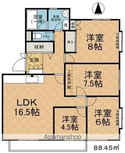 長野県松本市筑摩3丁目【アパート】の間取り