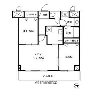 リブイル【5階】の間取り