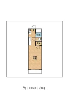 エスペランス宇宿【208号室】の間取り