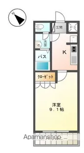 エスポアール【2階】の間取り