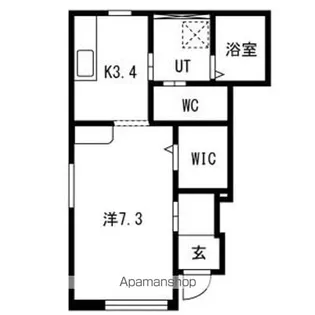 シエール【101号室】の間取り