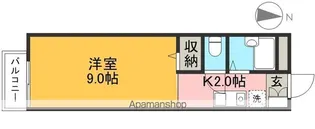 アサヒハイツ【2階】の間取り