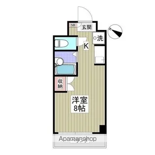 メゾン・ド・ディマンシェ【4階】の間取り