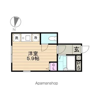 アーバンコート小岩【1階】の間取り