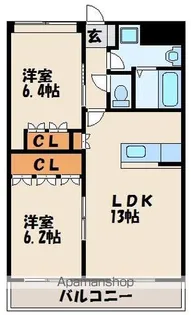 シーサイドヒルズHKⅡ【2階】の間取り