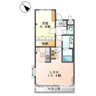 アンセスター【1階】の間取り