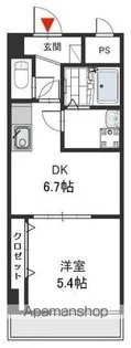 SOCIAL VILLAGE【307号室号室】の間取り