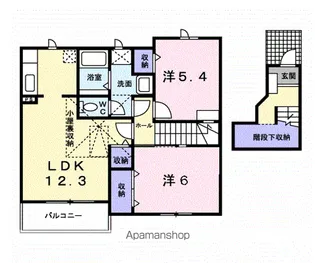 コンフォールY・T Ⅱ【2階】の間取り