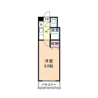 アークビレッジ戸破Ⅱ【112号室】の間取り