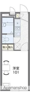 レオパレスノースヒル【204号室】の間取り