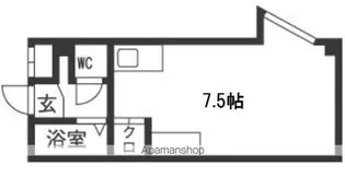 パブリック麻生【102号室】の間取り