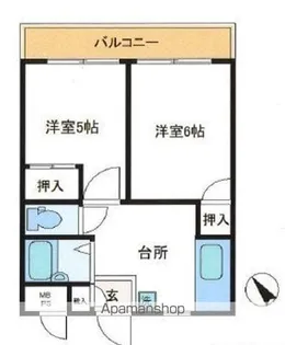 モンシャトー石神井成和【2階】の間取り