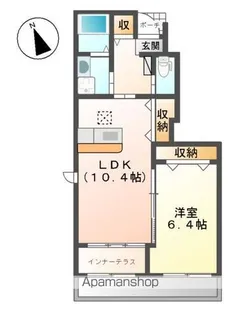 プティ・ボヌール【1階】の間取り