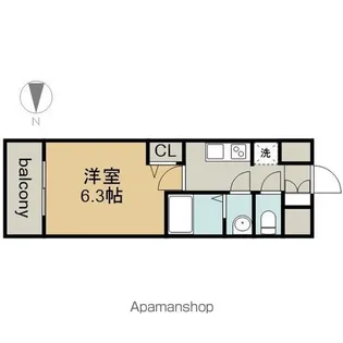 ファステート東別院シュプール【10階】の間取り