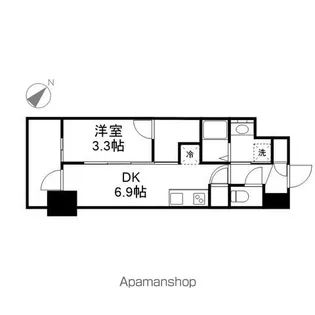 愛知県名古屋市中区新栄2丁目【マンション】の間取り