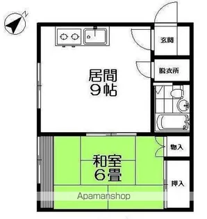 PARK TOWNB(パークタウンB)【7号室】の間取り