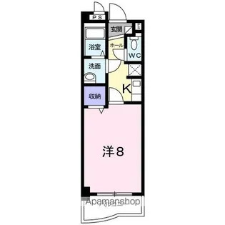 マメールロア【3階】の間取り