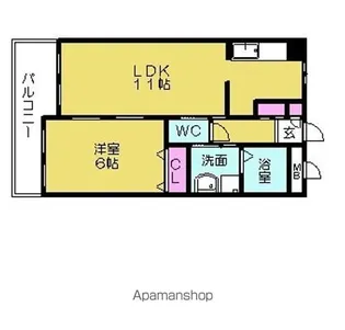 サンヒルズ覚王山【2階】の間取り