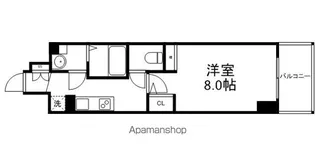 滋賀県草津市南草津1丁目【マンション】の間取り