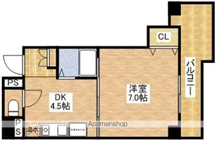 ウエストサイド江坂【2階】の間取り
