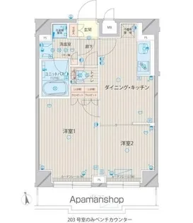 ルーブル上板橋【3階】の間取り