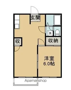 サンパレス足利Ⅱ【204号室】の間取り