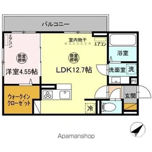 SERA(セラ)【2階】の間取り