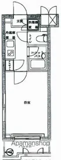 ルーブル新宿西落合参番館【4階】の間取り
