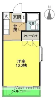 ヒルトップ108【101号室】の間取り