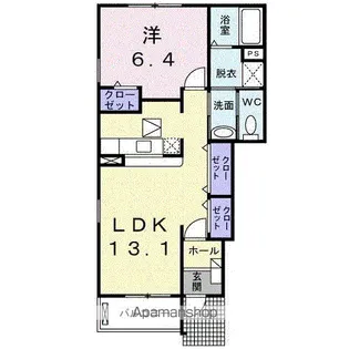 フォレスト K【1階】の間取り