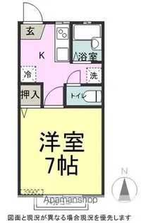 マイメゾン【202号室】の間取り