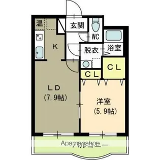 ルミエール【3階】の間取り