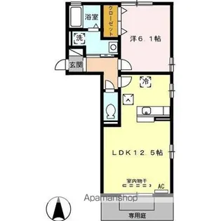 サンフローラル岐南 A【1階】の間取り