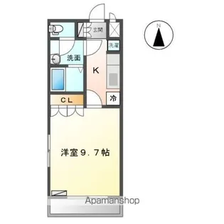 イコール・アルパイン【2階】の間取り